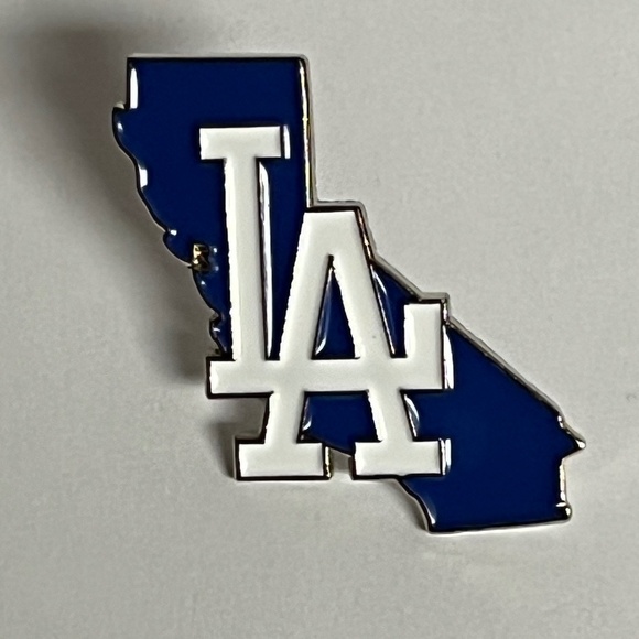 LA Dodgers California State Hat Pin Pins Hats Bag Baseball Fitted New Era Cali - Picture 1 of 6